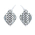 Native American Genuine Sterling Silver Hook Dangle Earrings AX125473